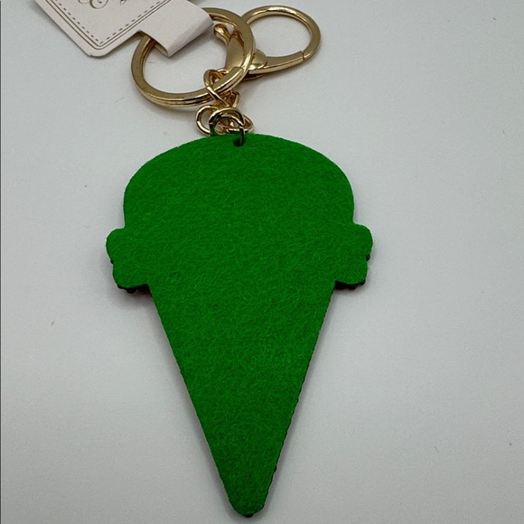 Jeweled Ice Cream Cone Keychain Key Holder - Picture 3 of 3